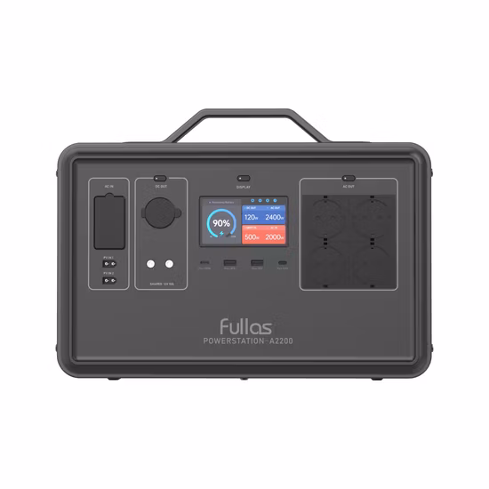 Fullas Power Solution 500W-2400W Portable Power Station Solar Charging Generator with LiFePO4 Battery for Outdoor Camping